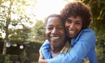 Image Text: 500x332_0023_Portrait Of Loving Mature Couple In Back Yard Garden